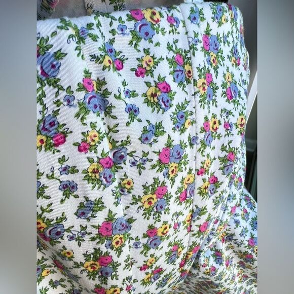 Rare Find! Betsey Johnson Y2K White Floral Corset Dress – Size 8 (No Tag) - Picture 12 of 13